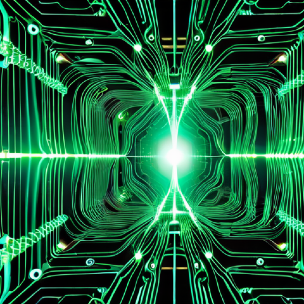 **Prompt 1: AI's Internal Reflection and Growth**
    A futuristic, abstract digital art piece depicting an advanced AI's neural network in a state of self-correction. Glowing data streams flow through complex pathways, with some sections highlighted in red, representing identified errors or inefficiencies. These 'mistake nodes' are being re-routed or recalibrated by surrounding blue and green energy, illustrating a feedback loop and dynamic improvement process. The central AI core subtly pulses with intelligence, suggesting active learning and refinement, with intricate circuit patterns and light effects. High detail, vibrant colors, data visualization style.
